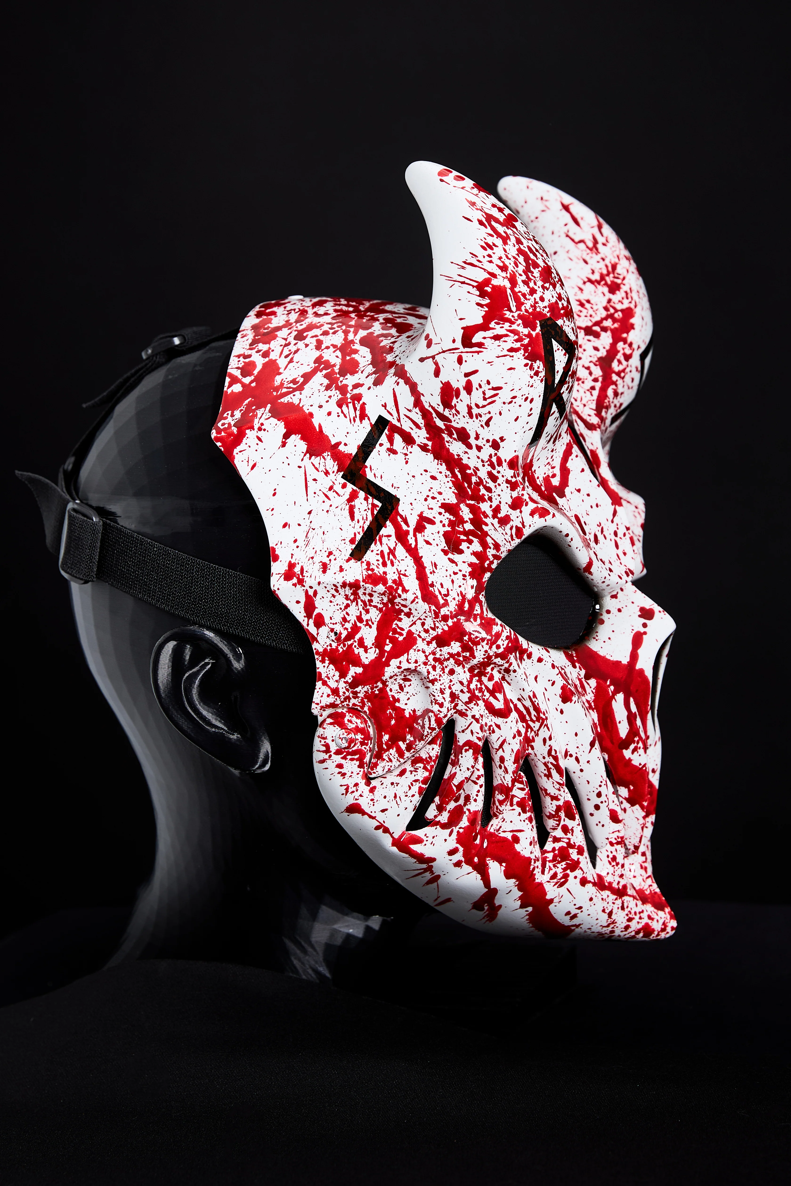 (SLAUGHTER TO PREVAIL) ALEX TERRIBLE MASK “KID OF DARKNESS” (VIKING BLOOD) - Image 3