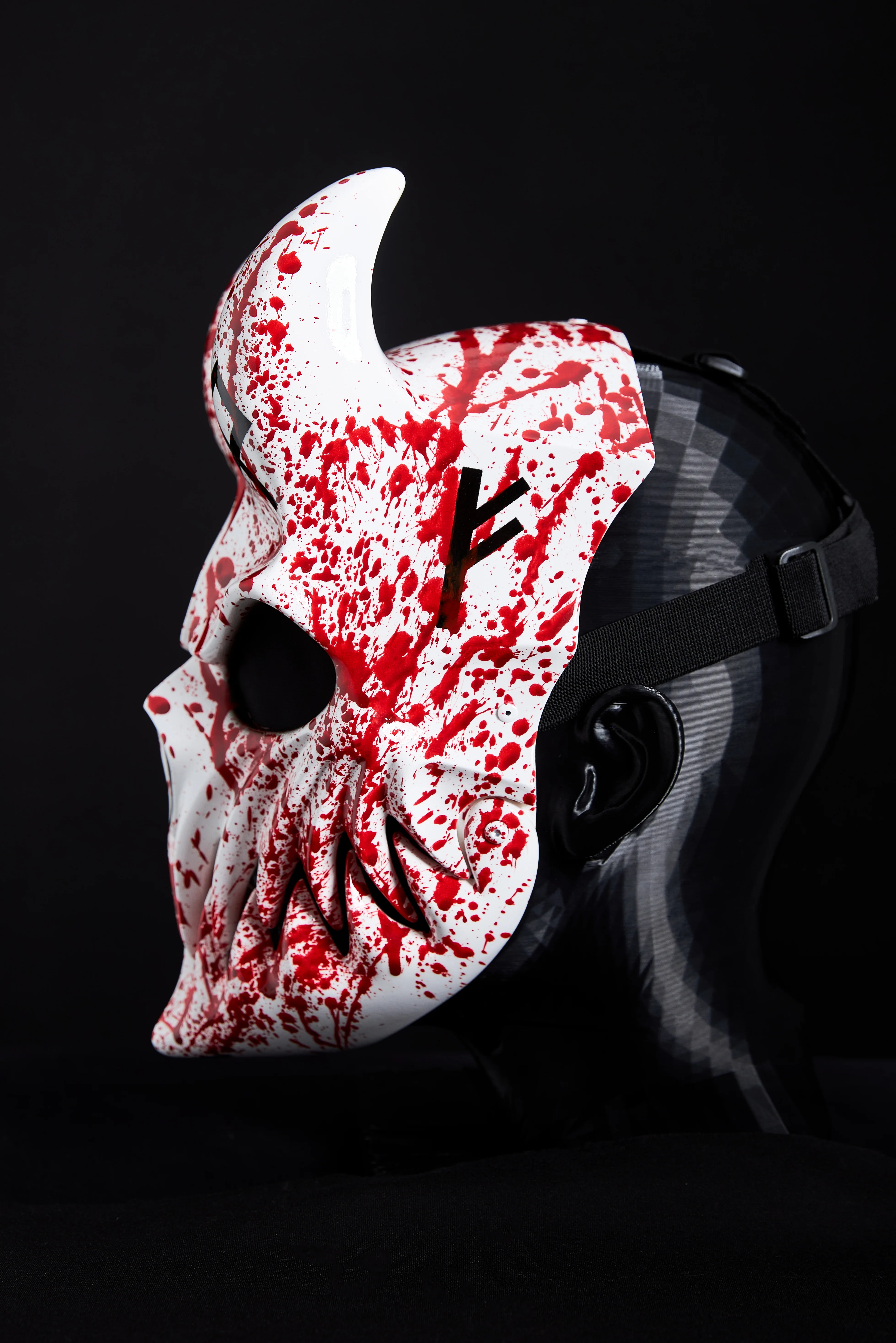 (SLAUGHTER TO PREVAIL) ALEX TERRIBLE MASK “KID OF DARKNESS” (VIKING BLOOD) - Image 4