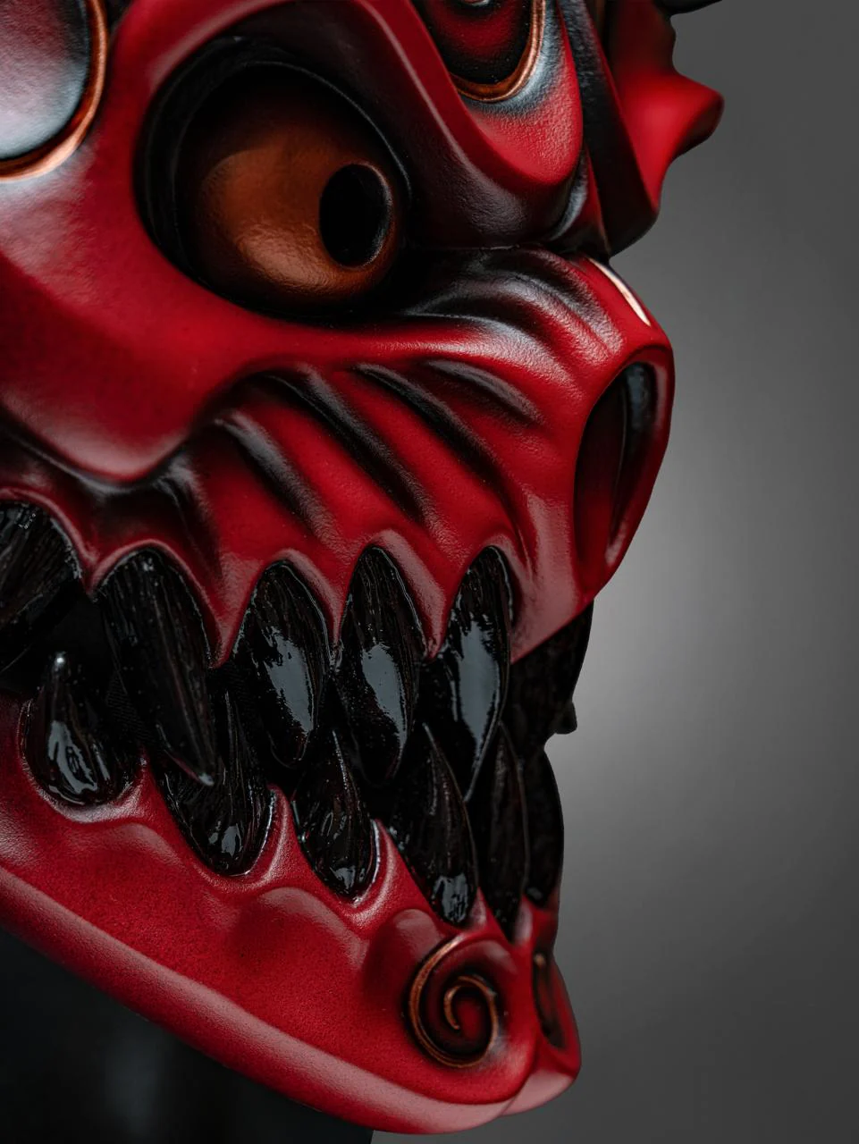 (SLAUGHTER TO PREVAIL) ALEX TERRIBLE MASK “ONI RED” - Image 3