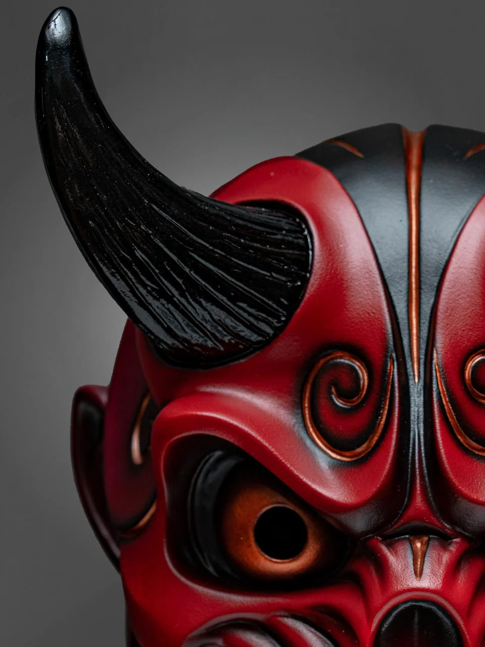 (SLAUGHTER TO PREVAIL) ALEX TERRIBLE MASK “ONI RED” - Image 5