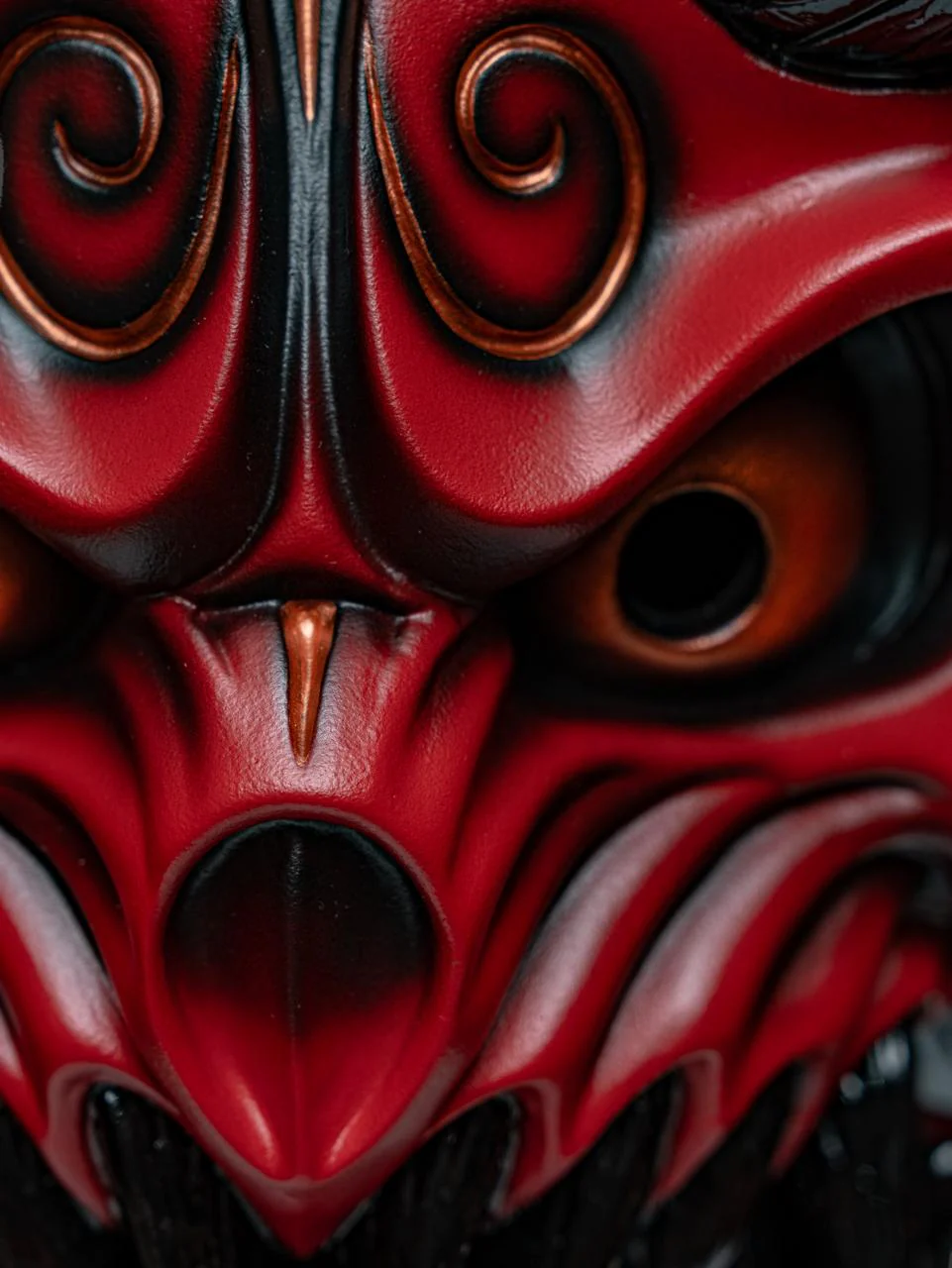 (SLAUGHTER TO PREVAIL) ALEX TERRIBLE MASK “ONI RED” - Image 7